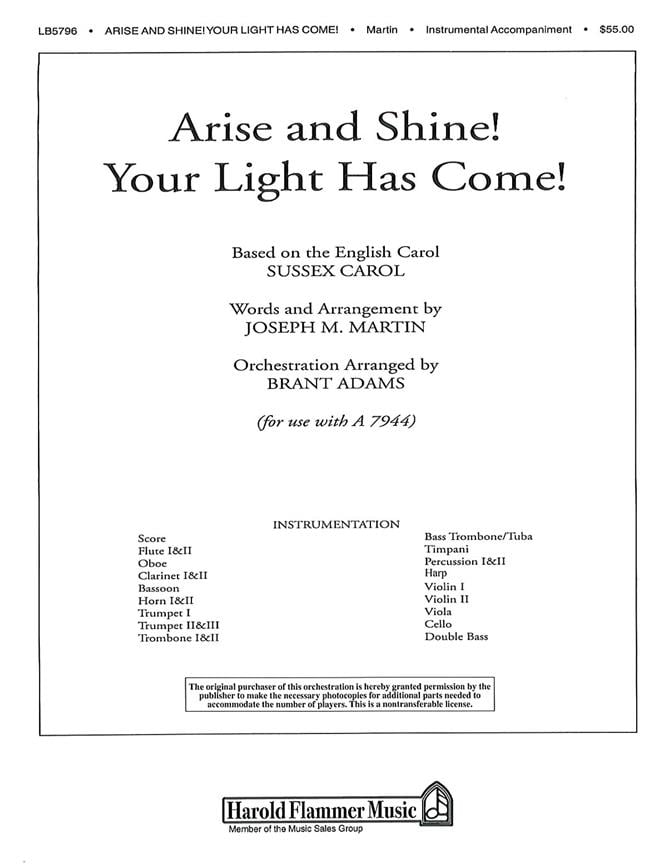 Arise and Shine! Your Light Has Come!